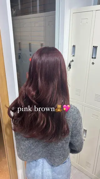 ロング カラー kanon♡ 暖色カラー‎🤍のヘアスタイル