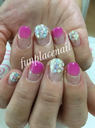 ショート ミディアム セミロング ロング カラー パーマ ヘアアレンジ メンズ キッズ ネイル まつエク nail salon＆school felice所属・フェリーチェ瑞江店 新山のネイルデザイン