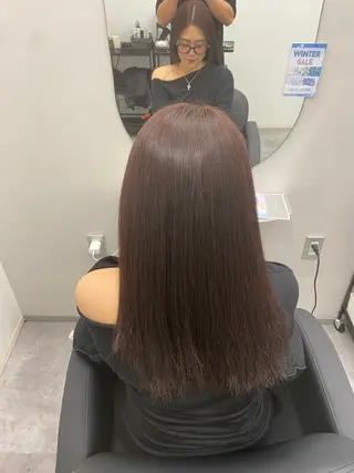 ロング カラー ice prodby bloom所属・榎本 ようなのヘアスタイル
