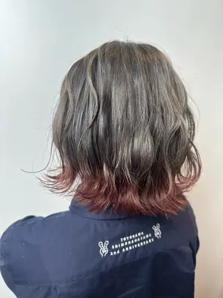 ミディアム カラー hair studio Peace所属・浅野 真惟のマツエク・マツパデザイン