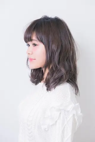 ミディアム a-granz 住吉店のヘアスタイル