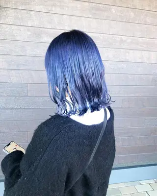 ミディアム カラー ヘアアレンジ 太白区白髪ぼかし/ ボブカット/千葉達人のヘアスタイル