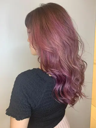 ロング カラー 韓国風・ブリーチなし ・あり後藤　一斗店長のヘアスタイル