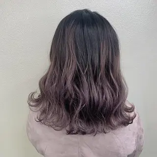 セミロング カラー ヘアアレンジ キッズ カラー特化サロン Eir心斎橋のヘアスタイル