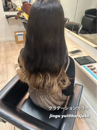 ロング カラー パーマ ヘアアレンジ メンズ ワット 原宿のヘアスタイル