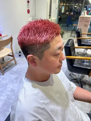 カラー 🫧三浦 未流/ ボブ/イヤリングのヘアスタイル