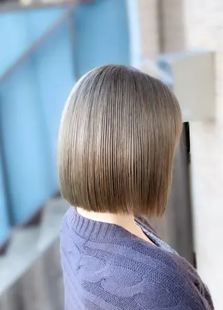 ショート ank classic hair【アンククラシックヘアー】所属・バレイヤージュ ハイライト　齋藤祐哉のヘアスタイル