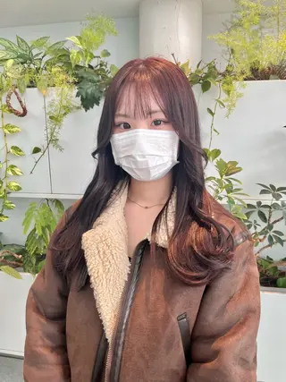 ロング カラー くさかみさき🌼暖色 /耳つぼ/オタク🌼のヘアスタイル