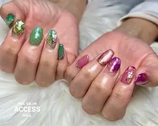 ネイル access nailのネイルデザイン