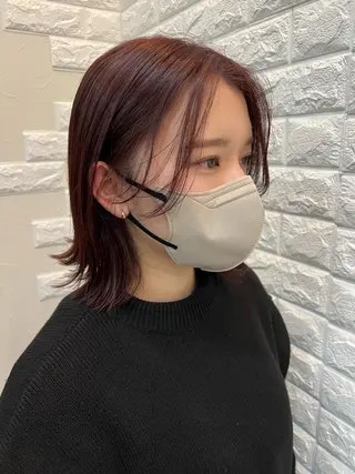 ミディアム カラー こだわりカラー🕊️ 坪井美南🌼のマツエク・マツパデザイン