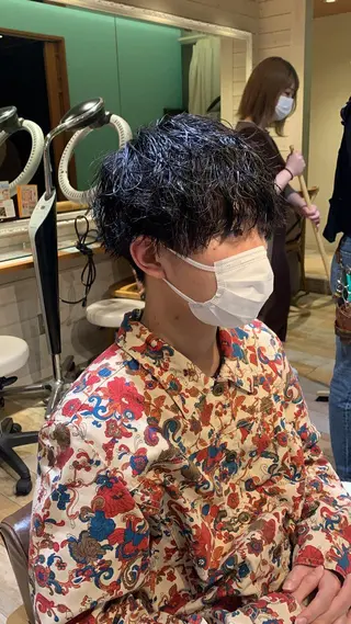 パーマ メンズ メンズパーマ&メンズ 縮毛矯正ならヒラノのヘアスタイル