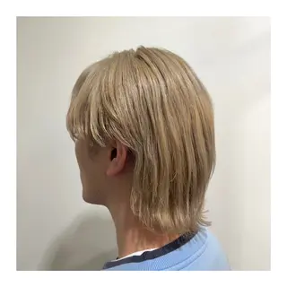 ミディアム カラー あべ ゆうかのヘアスタイル