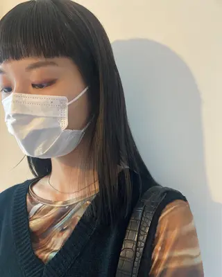 セミロング 佐伯 和佳のヘアスタイル