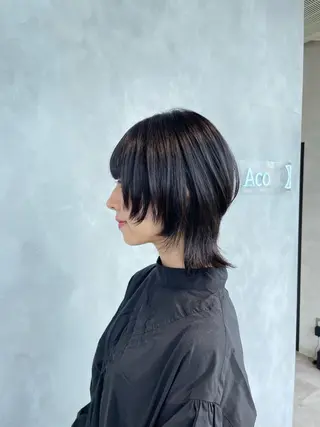 ミディアム 抜け感ハイトーン/ ボブ/Ririnaのヘアスタイル