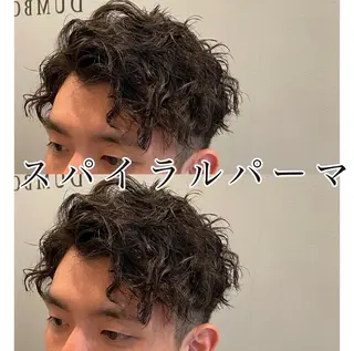 ショート パーマ メンズ Dxxxx III所属・女性目線の大人 メンズ*Ayakaのヘアスタイル