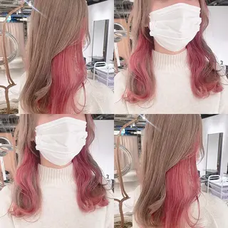 カラー 渋谷:インナーカラー ／🍒エリカ🍒のヘアスタイル