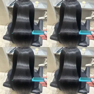 ロング 💎韓国レイヤー ×エクステゆうま💎のヘアスタイル