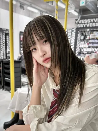 ロング カラー DEAN 名駅 YUHIのヘアスタイル