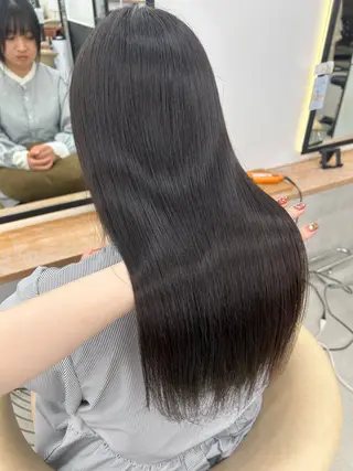 セミロング ボブ/縮毛矯正/艶髪 /さのまなみのヘアスタイル
