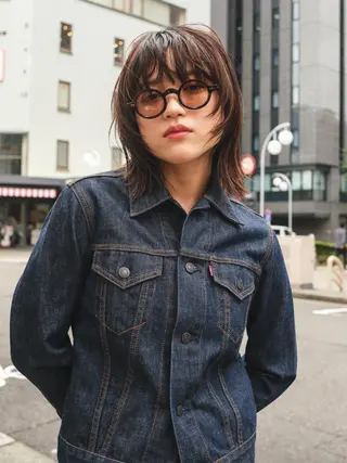 ミディアム カラー 栄・伏見 JOULE'Sのヘアスタイル