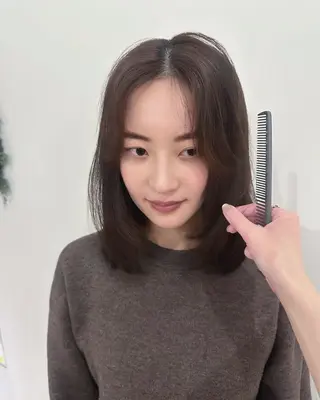 ミディアム hase ／tsunaguのヘアスタイル