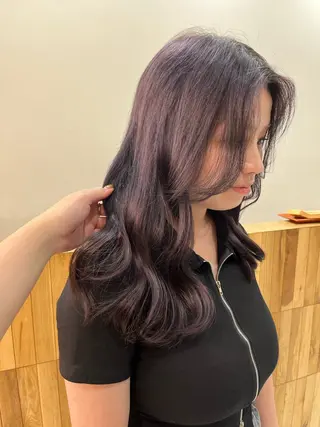 ロング カラー ブリーチカラー/ パーマ/Asukaのヘアスタイル