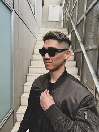 ショート メンズ 豊崎 佑輔のヘアスタイル