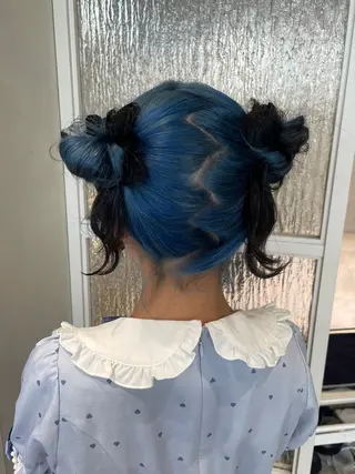 ヘアアレンジ デザインカラー/ ヘアアレンジ/りりかのヘアスタイル