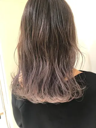 ロング カラー ボブ/レイヤー/ケア パーマ/リュウタのヘアスタイル