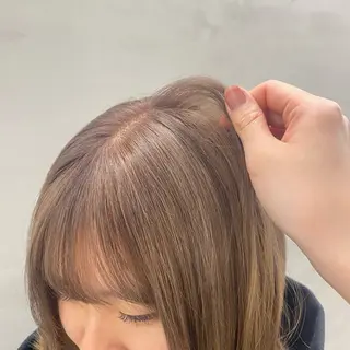 ミディアム カラー ヘアアレンジ 🌟🍒ハイトーン 韓国ヘア/ユウミのヘアスタイル