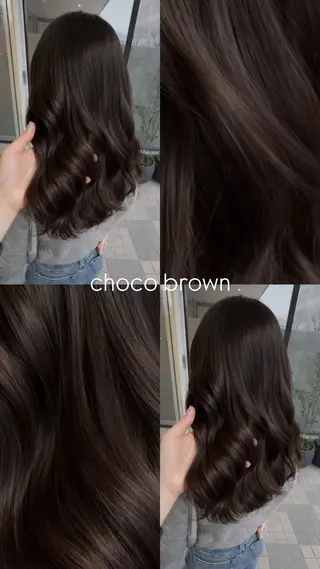 ミディアム 透明感カラー /ブリーチ/髪質改善のヘアスタイル