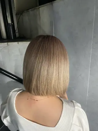 カラー riho 🥣🤍のヘアスタイル