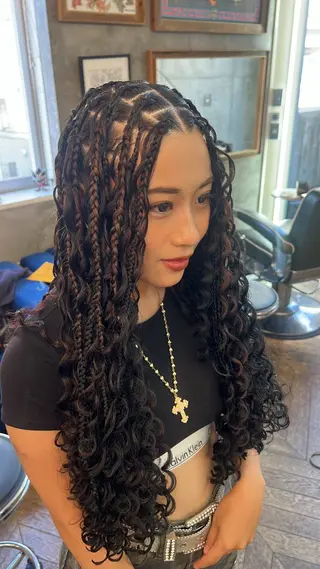 ヘアアレンジ 水野 明羽のヘアスタイル