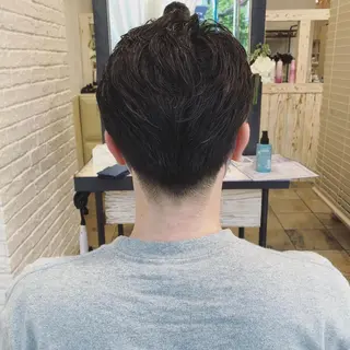 ショート カラー パーマ メンズ メンズサロン💈 吉岡陽【中野】のヘアスタイル