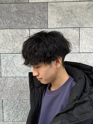ショート パーマ メンズ BLANCHE 南行徳店【ブランシュ】所属・下村 琉弥のヘアスタイル