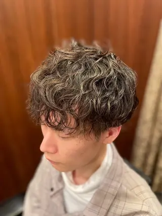 ショート パーマ メンズ 野澤 有輝のヘアスタイル