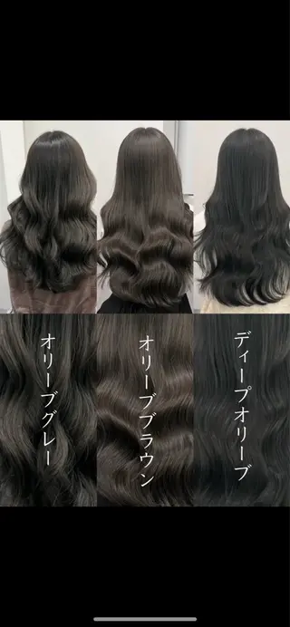 ロング しゅういち/赤み消し カラー特化のヘアスタイル