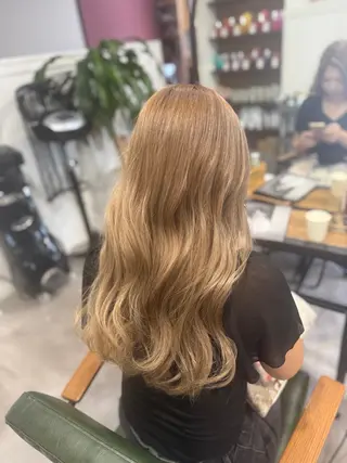 ロング オリーブ🫒レイヤー /平尾/りの‎🤍のヘアスタイル