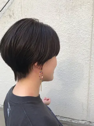 ショート さの あやねのヘアスタイル