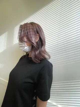 ミディアム カラー メンズ特化 パーマ/オザワのヘアスタイル