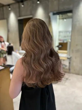 ロング カラー 美髪矯正/ハイトーン 🪸🩰ヒナコのヘアスタイル