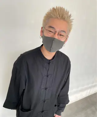 ショート カラー メンズ tablier所属・北名古屋 /美容院カフェのヘアスタイル
