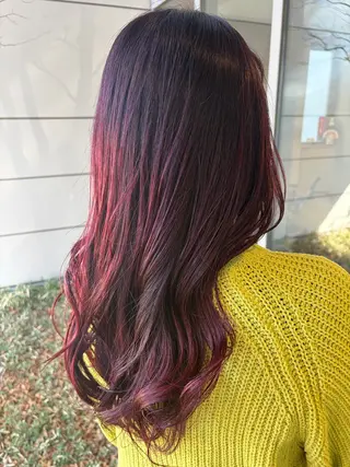 ロング カラー Fika所属・山浦 貴恵のヘアスタイル