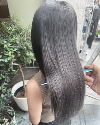 ロング カラー EARTH 山﨑龍馬のヘアスタイル