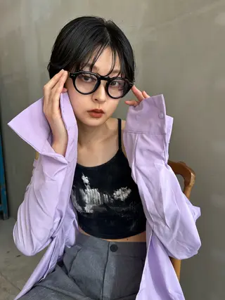 ショート カラー ショート/ボブ/ 心斎橋/宮脇美奈のヘアスタイル