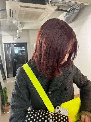 ミディアム カラー anon Loemのヘアスタイル