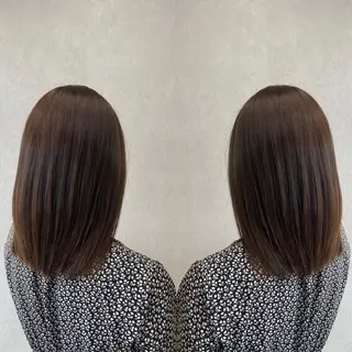 ミディアム カラー tocca 💜石田愛結💜のヘアスタイル