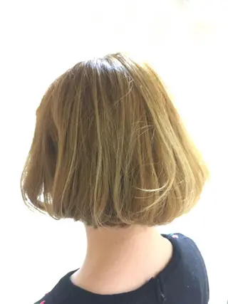 ショート カラー 艶髪カラー&ウルフ フルカワ ヒロズミのヘアスタイル