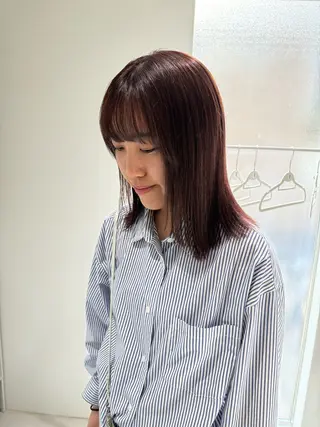 カラー fab.所属・檜 果歩のヘアスタイル