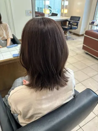 ミディアム 💞暖色艶カラー/ ホウツキカナ🍒のヘアスタイル